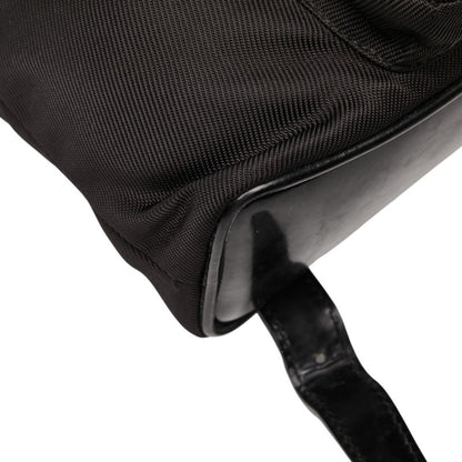 Gucci Bamboo Mini Backpack 003.1998.0030 Black Nylon Leather