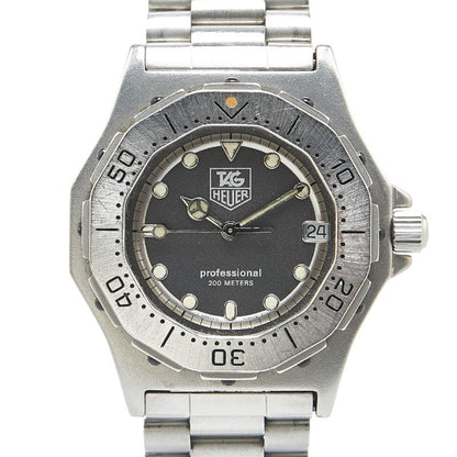 Tag Heuer 3000 Series Watch 932.213 Quartz Grey Dial Stainless Steel
