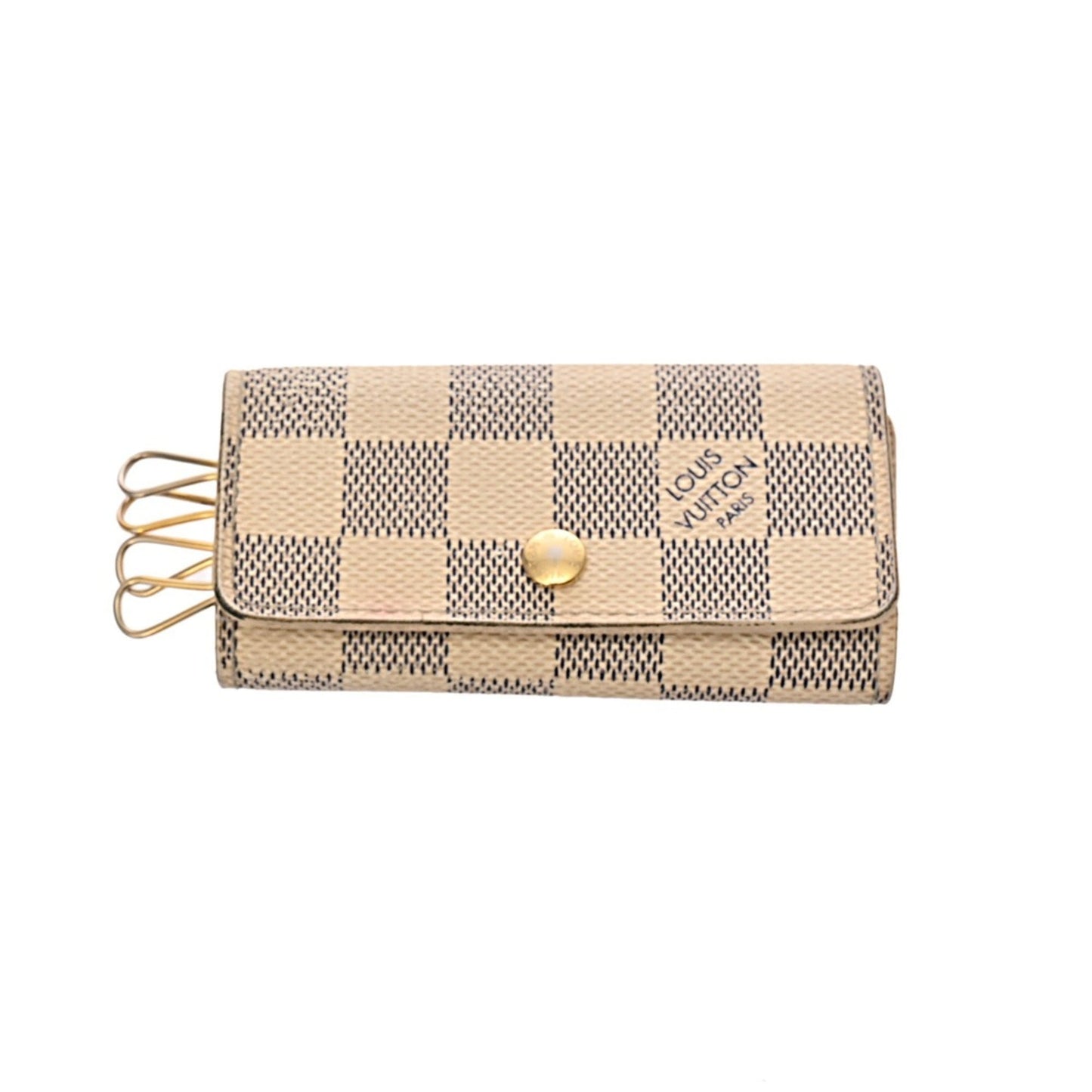 Louis Vuitton Damier Azur Canvas 4-Key Case