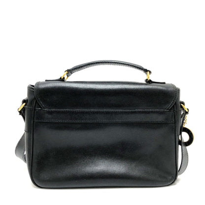 Celine Double Pocket 2Way Bag Shoulder Bag Black Goldhardware