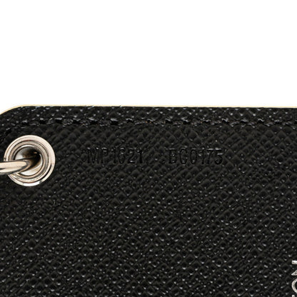 Louis Vuitton Damier Graphite Illustrielope Christopher Nemeth Keychain Key Ring Mp1621 Black Ivory