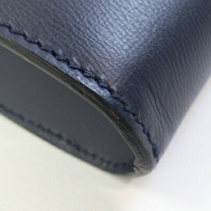 Salvatore Ferragamo 21 1537 Navy Leather Crossbody Shoulder Bag