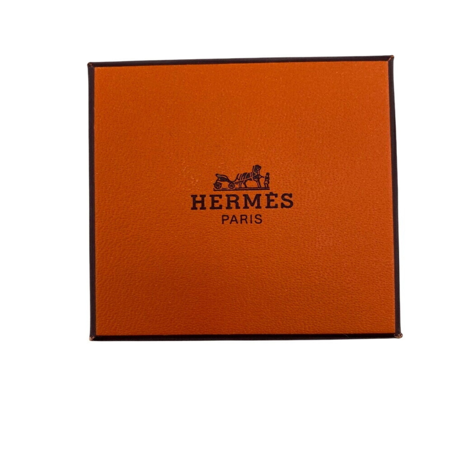 Hermes Hermes Santur Scarf Ring Belt Motif Orange