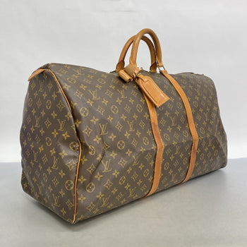 Louis Vuitton Monogram Keepall 60 Boston Bag M41422 Brown