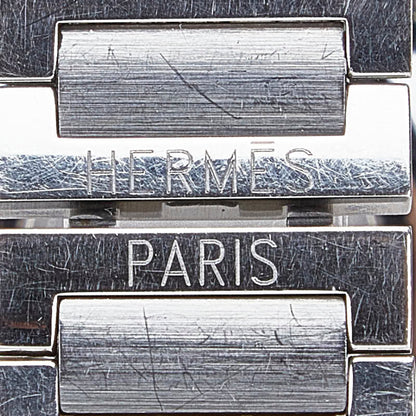 Hermes Nomade Watch No1.710 Kinetic White Dial Stainless Steel