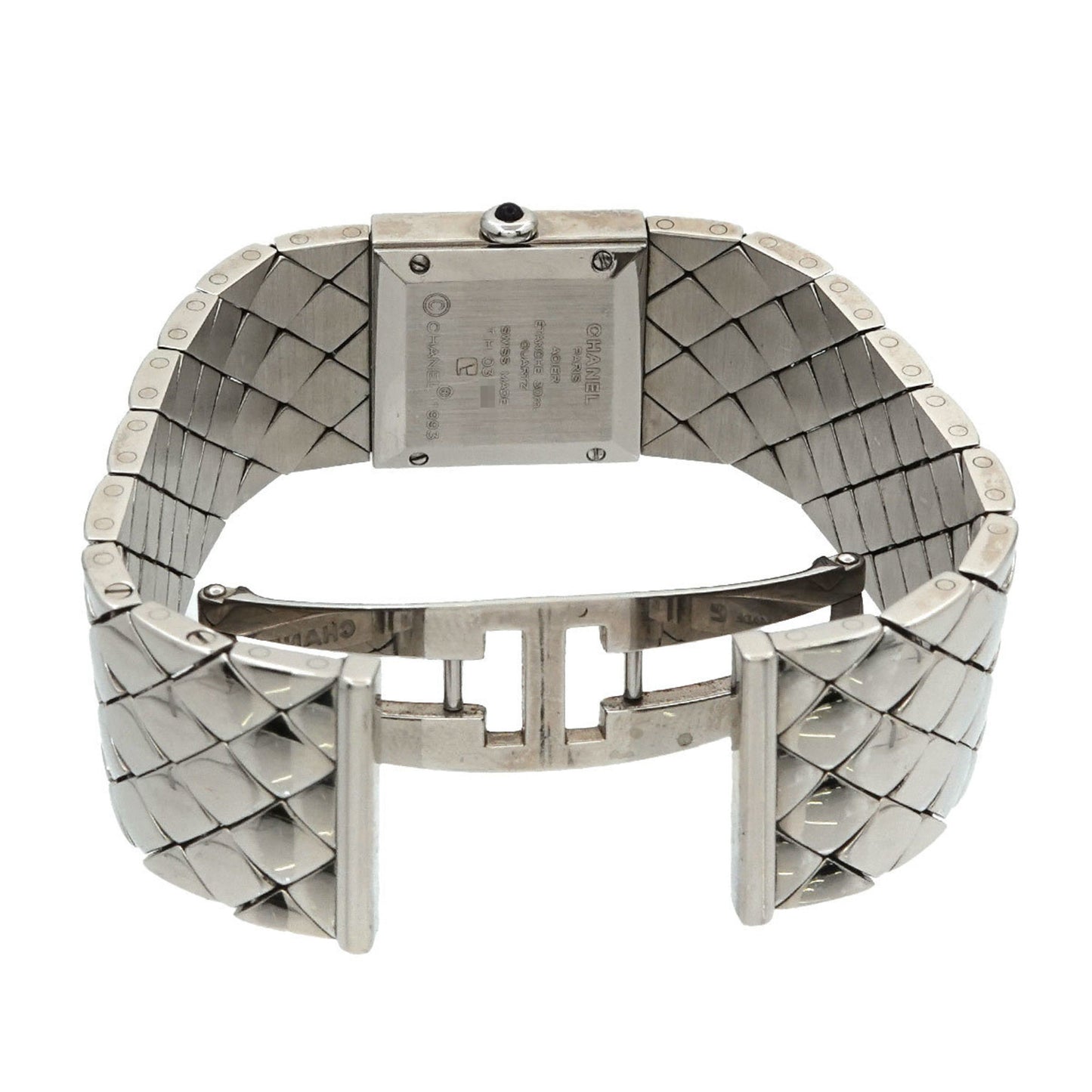 Chanel Matelasse H0489 Diamond Bezel Women'S Watch