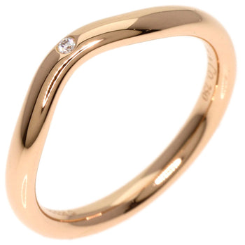 Tiffany Curved Band 1P Diamond Ring