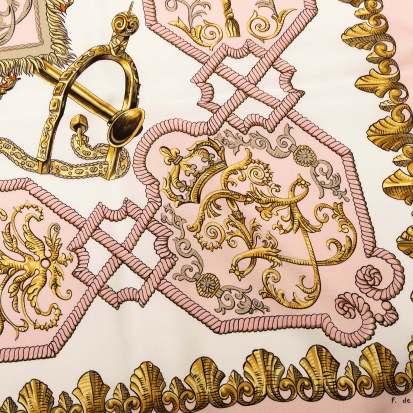 Herms Carr 90 Lvdovicvs Magnvs Louis Xiv On A White Horse Scarf