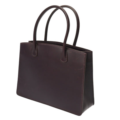 Hermes White Bass Tpm Raisin (F Stamp) (Circa 2002) Women'S Box Calf Scarf Handbag