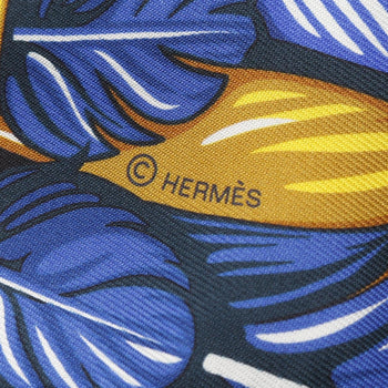 Hermes Herms Twilly Dance Pacifique Silk Scarf For Women In Black