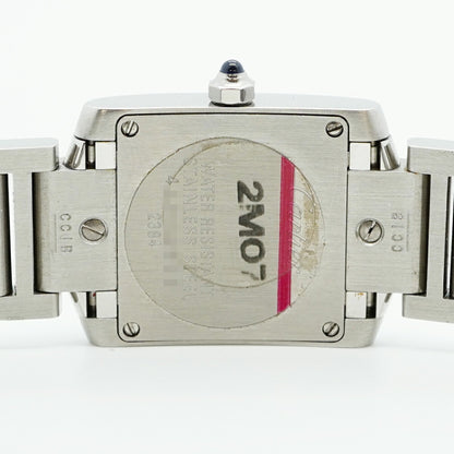 Cartier Tank Franaise Sm W51026Q3 Black Dial