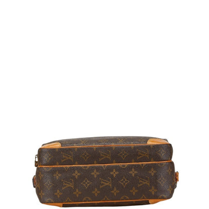 Louis Vuitton Monogram Nile Shoulder Bag M45244 Brown Pvc Leather