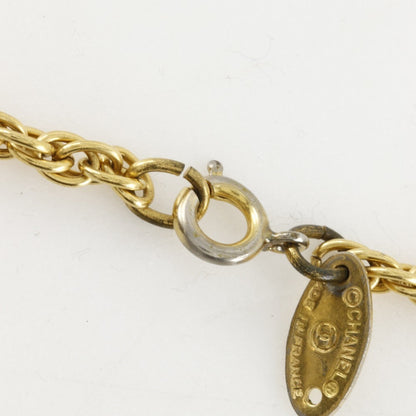 Chanel Chanel Coco Mark Necklace Gold Plated Approx. 13.6G Coco