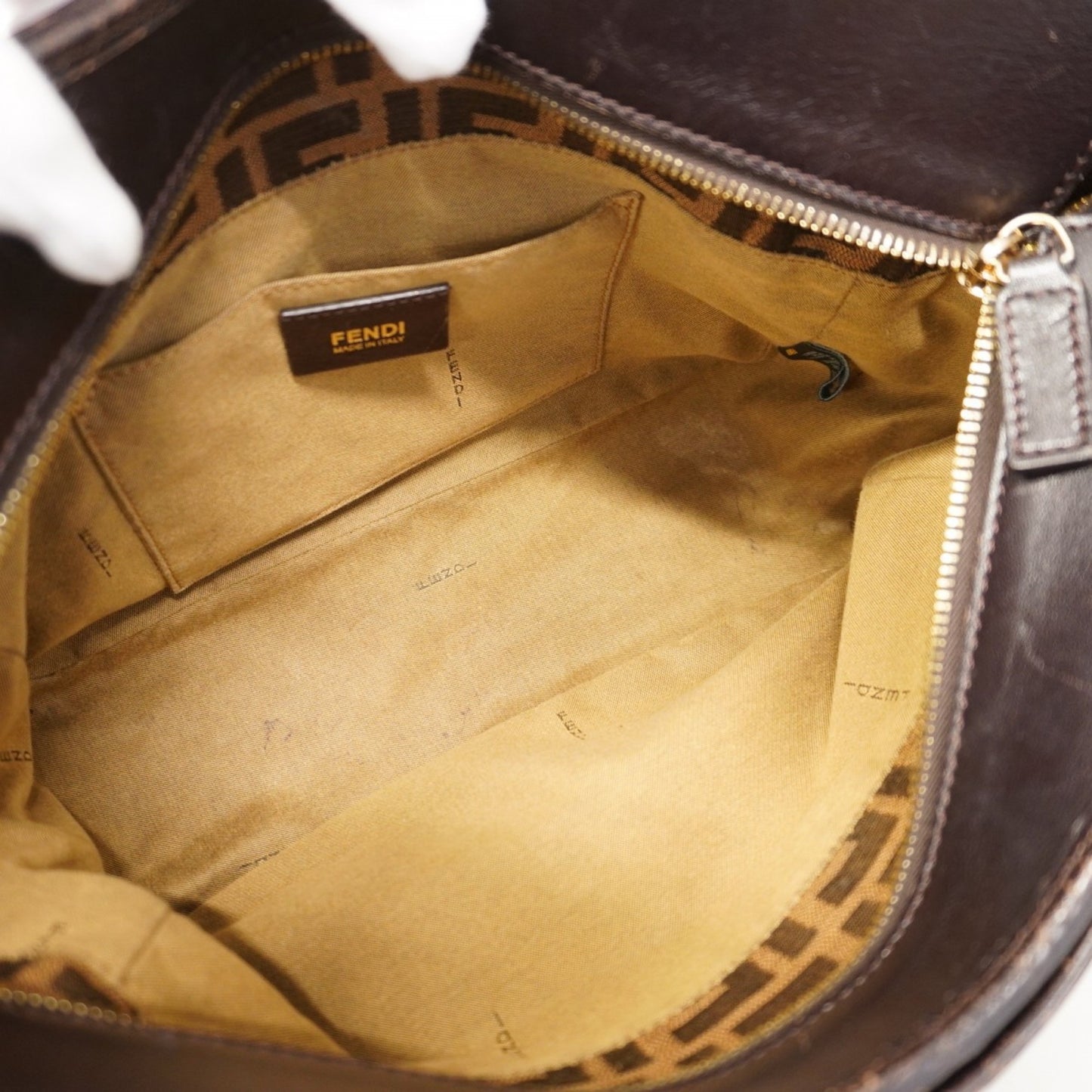 Fendi Zucca Nylon Canvas Tote Bag