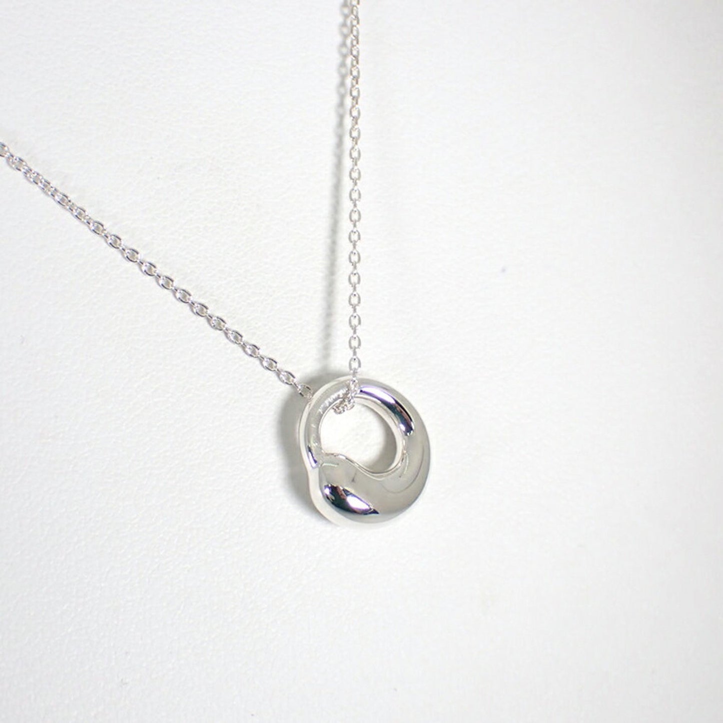 Tiffany 925 Eternal Circle Pendant Necklace