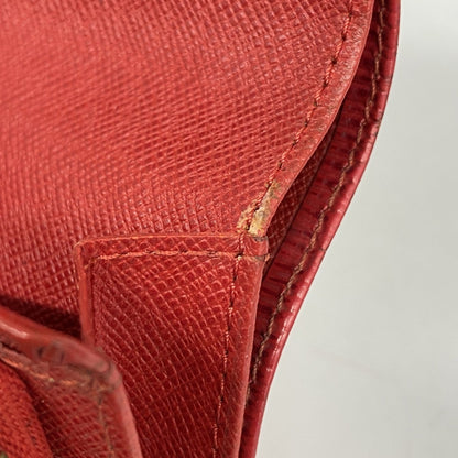Louis Vuitton Epi Wallet Porte Monnaie-Vieux Tresor M63507 Castilian Red