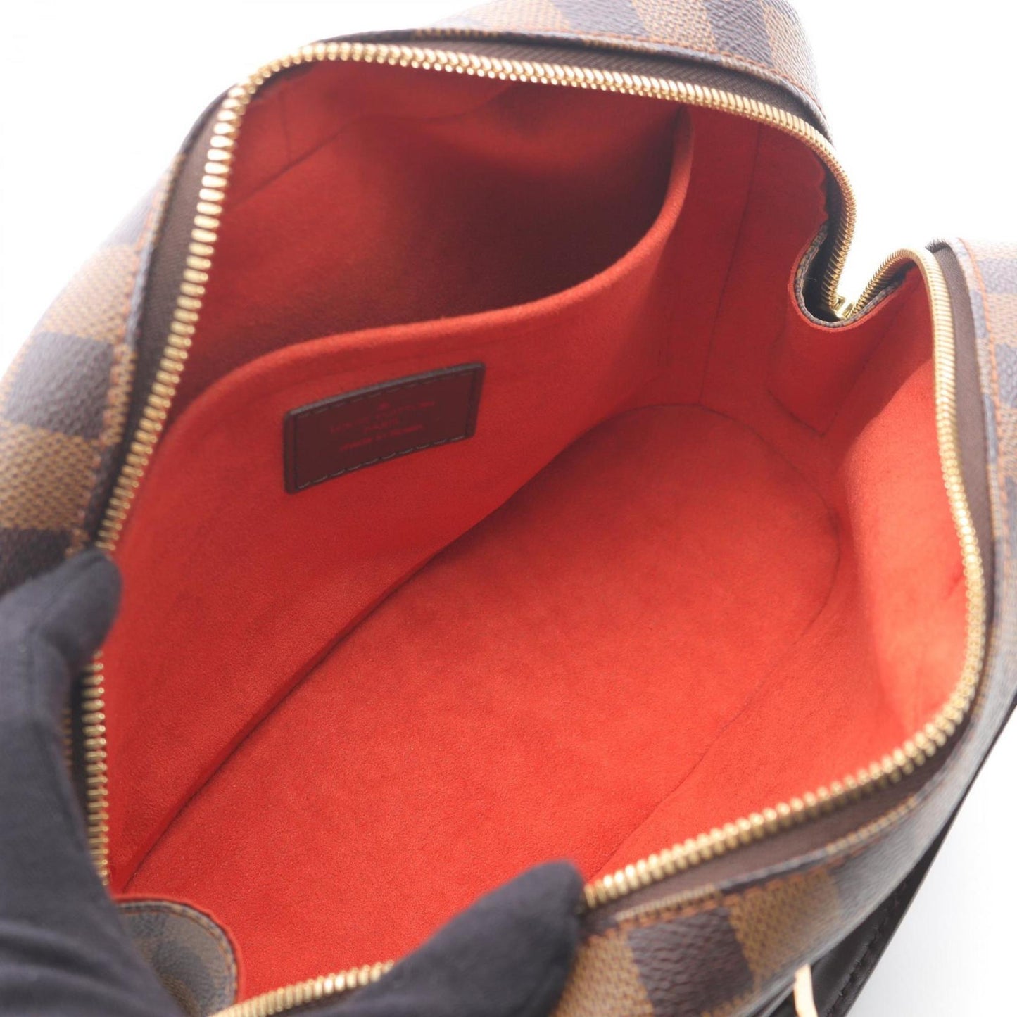 Louis Vuitton Saria Mini Damier Ebene Handbag