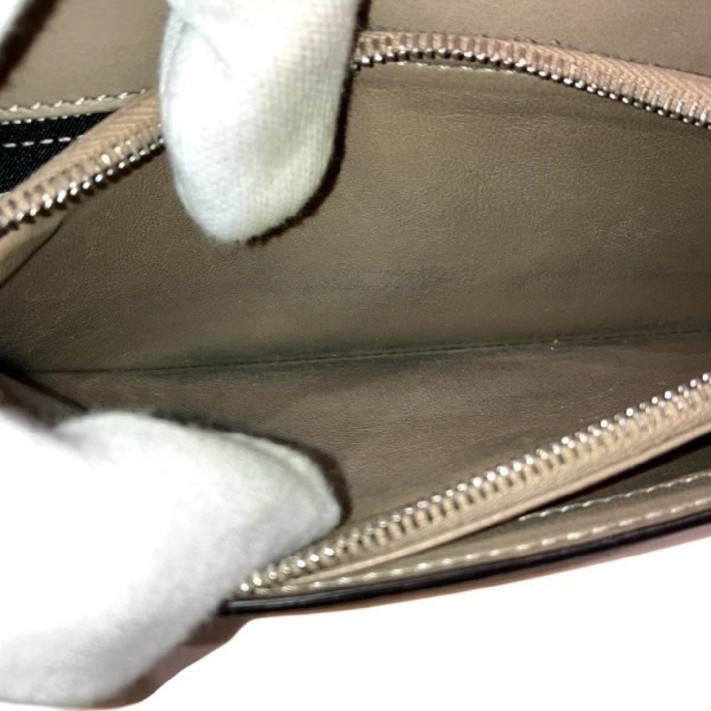 Fendi Peekaboo 8M0437-A91B-209-1835 Greige Long Wallet For Women