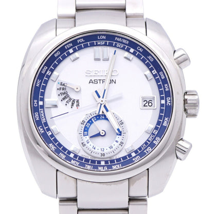 Seiko Solar Radio Astron Limited Edition Gps Sbxy001 / 8B63-0Az0 Wristwatch Titanium Silver