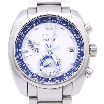Seiko Solar Radio Astron Limited Edition Gps Sbxy001 / 8B63-0Az0 Wristwatch Titanium Silver