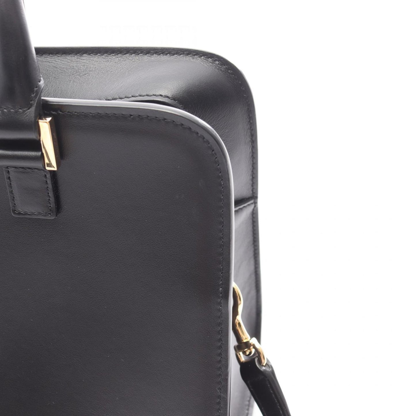 Yves Saint Laurent Saint Laurent Paris Monogram Baby Cabas Handbag In Black Leather