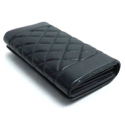 Chanel Chanel Matelasse Mademoiselle Long Wallet Black A80971