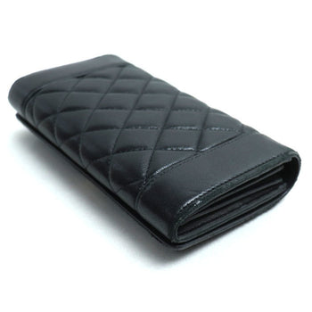 Chanel Chanel Matelasse Mademoiselle Long Wallet Black A80971