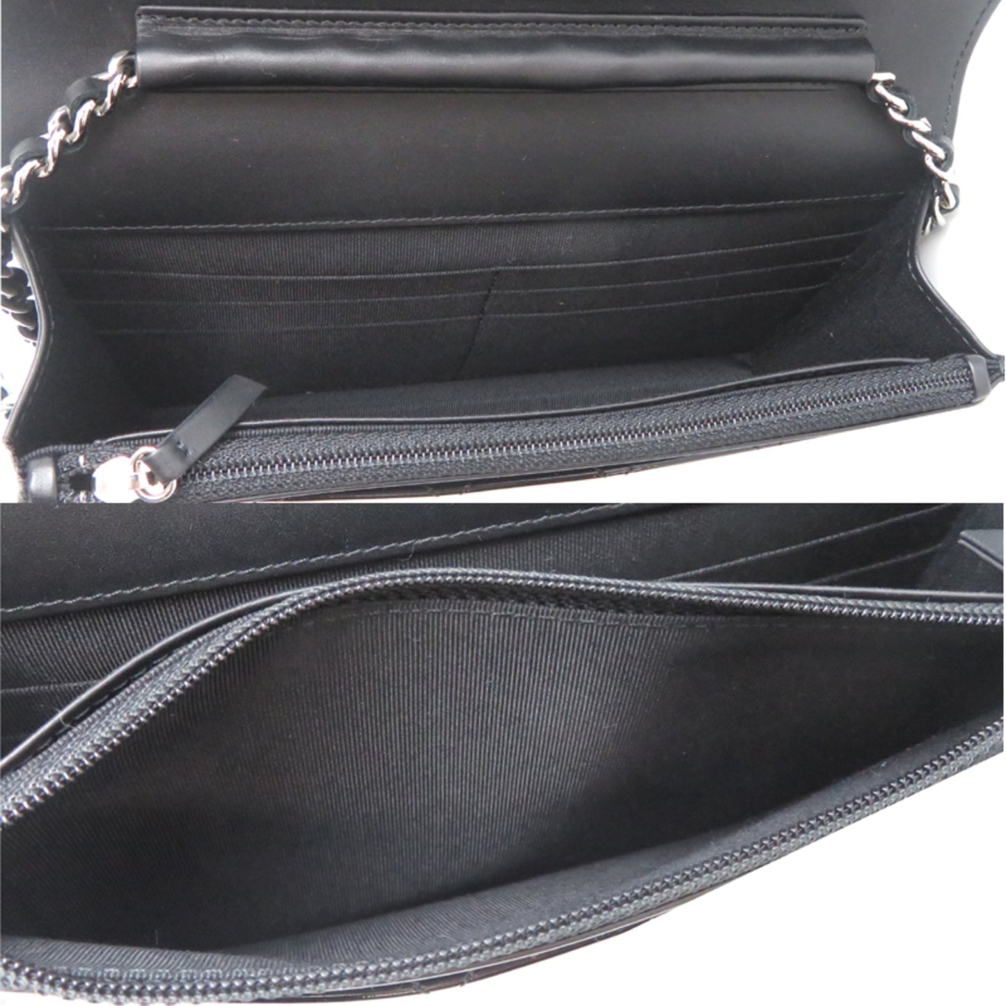 Chanel 2.55 Chain Wallet Women'S Shoulder Bag In Patent Calf Leather