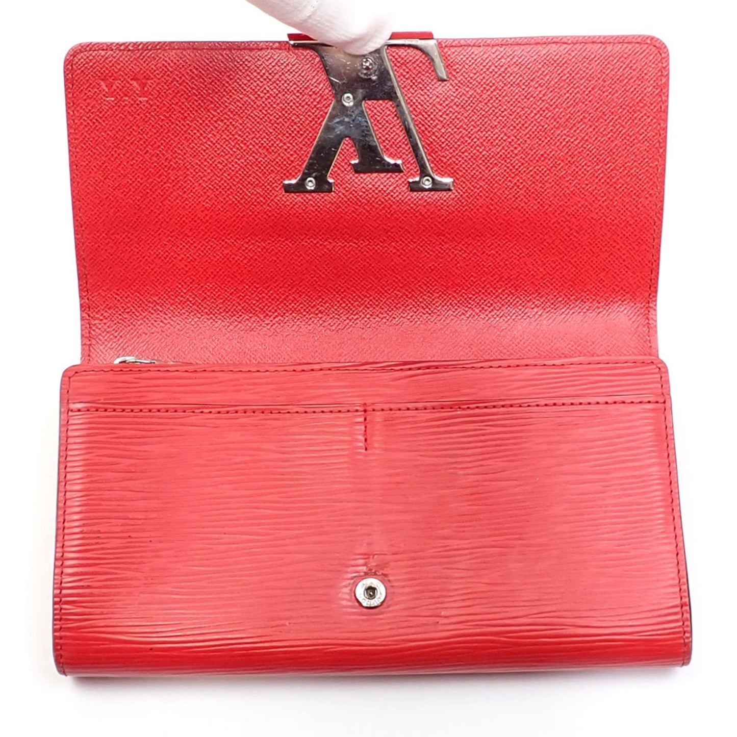 Louis Vuitton Epi Leather Portefeuille Louise Bifold Long Wallet