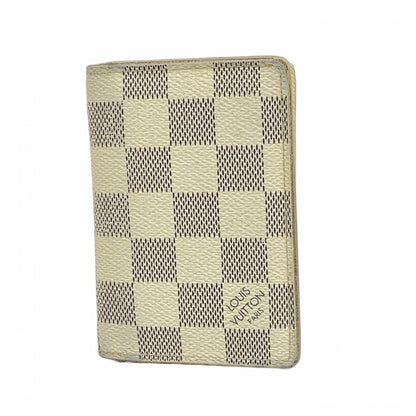 Louis Vuitton Damier Azur Envelope Carte De Visite Card Case N61746 White