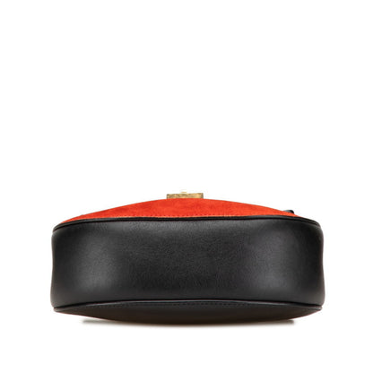 Chlo Chloe Drew Crossbody Chain Shoulder Bag In Red