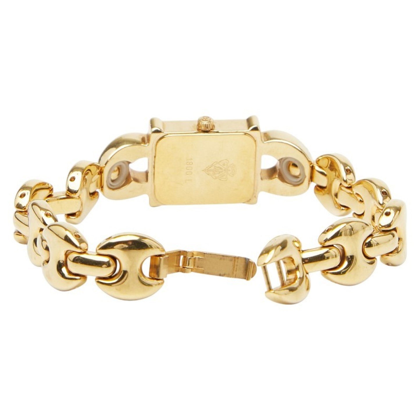 Gucci 1800L Quartz Watch With White Dial And Stainless Steel