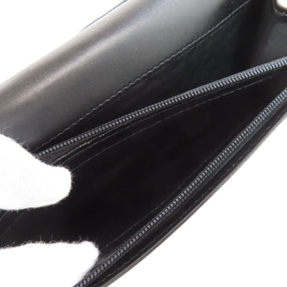 Salvatore Ferragamo Gancini Hardware Long Leather Wallet