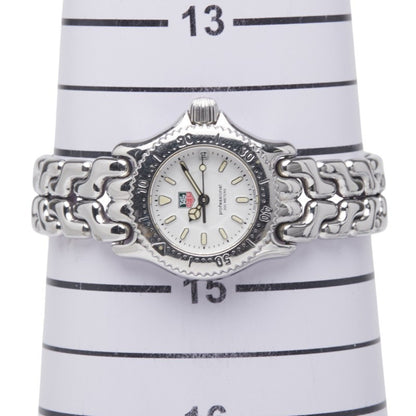 Tag Heuer Cell Watch Wg1410-0 Quartz White Dial Stainless Steel