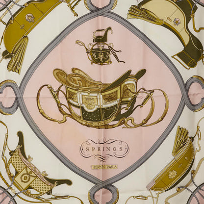 Hermes Herms Carr 90 Grand Apparel Horse Scarf