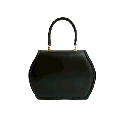 Tiffany & Co. Tiffany Logo Hardware Leather Genuine 2-Way Handbag Chain Mini Shoulder Bag Black