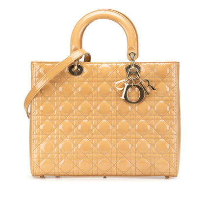 Christian Dior Dior Cannage Lady Large Handbag/Shoulder Bag