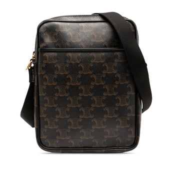 Celine Triomphe Crossbody Shoulder Bag In Brown