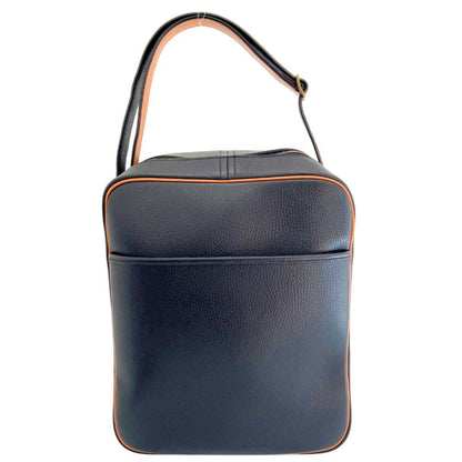 Hermes Victoria Shoulder Bag Ardennes 1985 Black ?O