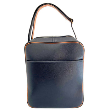 Hermes Victoria Shoulder Bag Ardennes 1985 Black ?O
