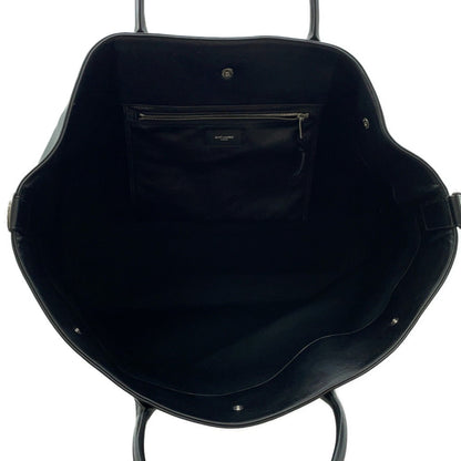 Saint Laurent Tote Bag Rive Gauche Leather 707651 Saint Laurent Paris 2Way Shoulder Black