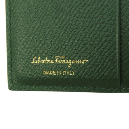 Salvatore Ferragamo Gancini Hardware Bifold Wallet Leather