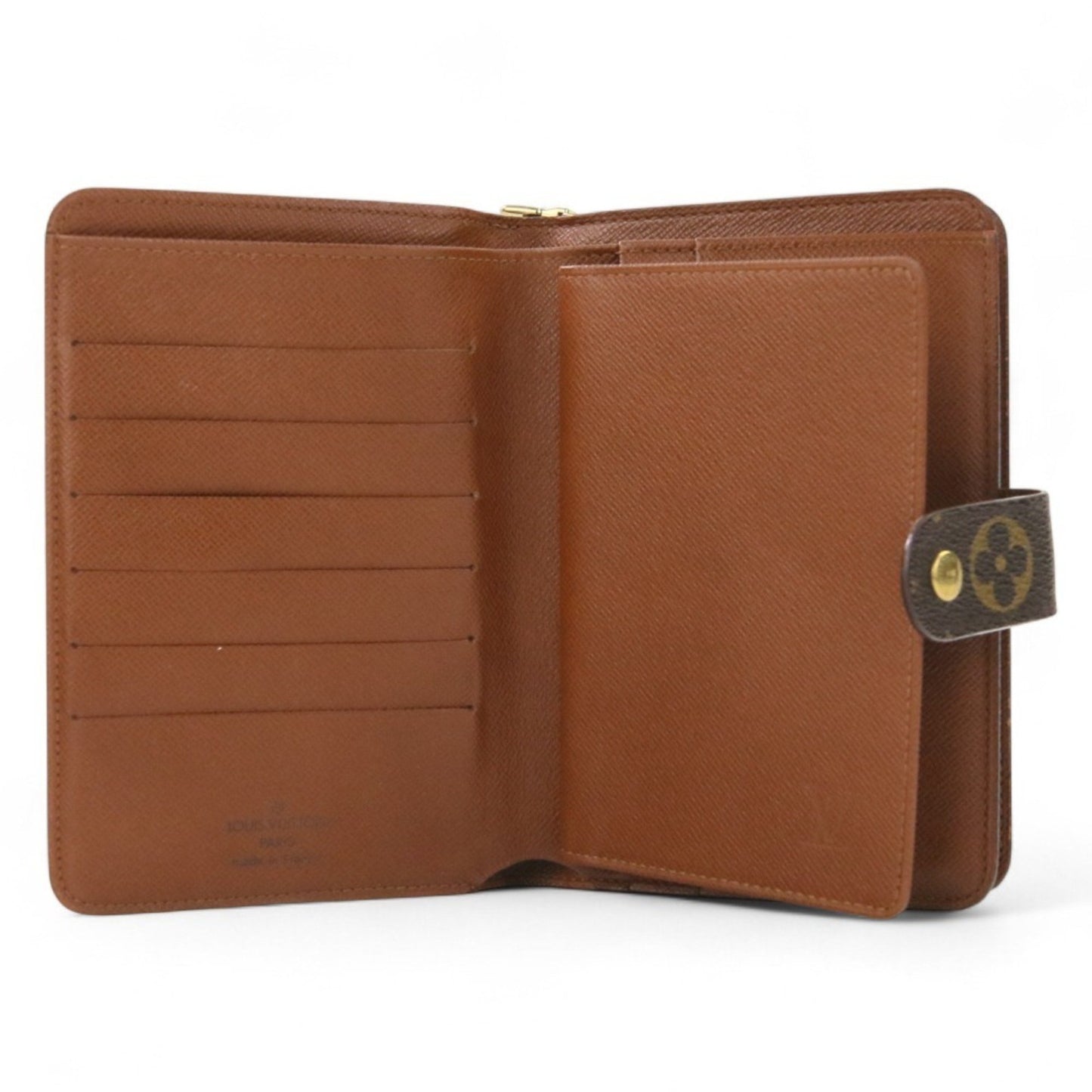 Louis Vuitton Porte Papier Zip Bifold Wallet M61207 Brown