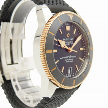 Like New Breitling Superocean Heritage B20 Ub2010 Automatic Watch In Stainless Steel/Rubber