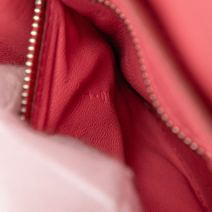 Celine Classic Box Small Shoulder Bag In Pink Leather