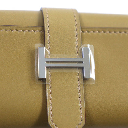 Hermes Bearn Craft 6-Ring Box Calf Leather Key Case With Silver Hardware