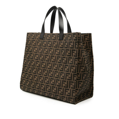 Fendi X Fragment Pokmon Zucca Dragonite Tote Bag/Shoulder Bag 2Way 8Bh357 Brown Canvas Leather