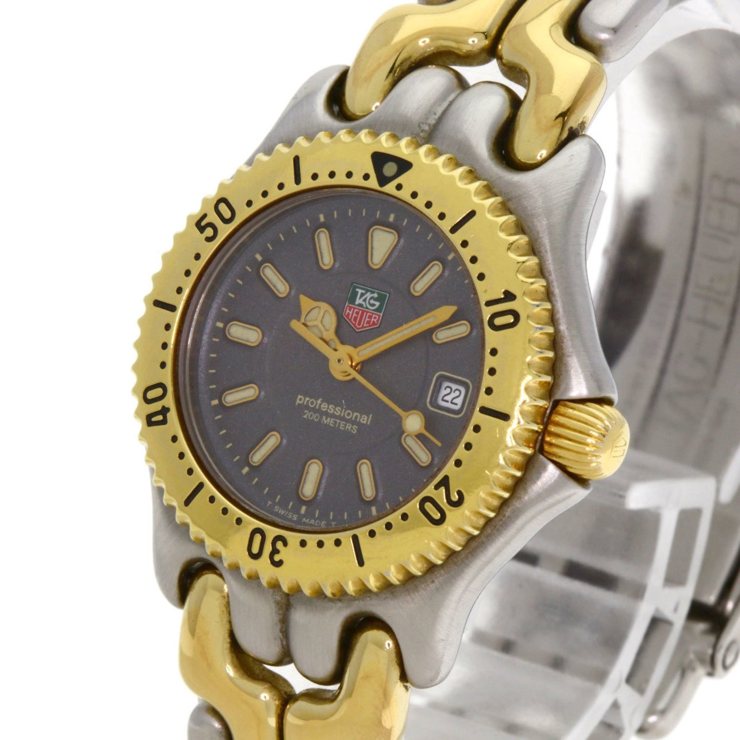 Tag Heuer Wg1320-2 Cell Date Professional Watch In Stainless Steel/Ssxgp