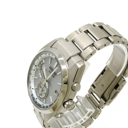 Seiko Astron Radio-Controlled Solar Watch With Silver Dial And Titanium Dial