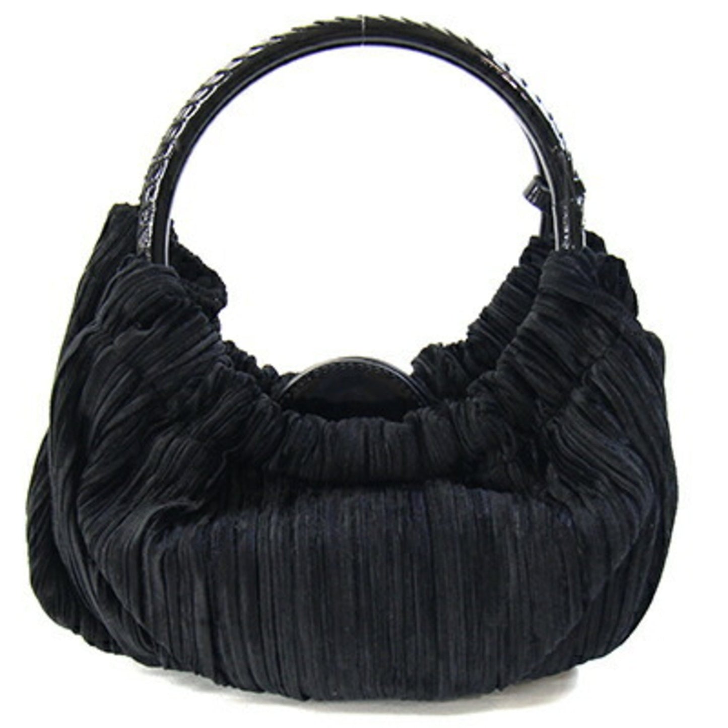 Giorgio Armani Handbag In Black Velour